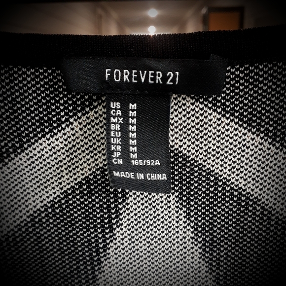 NWOT Forever 21 Geoprint Bodycon Mini Dress - Picture 6 of 8